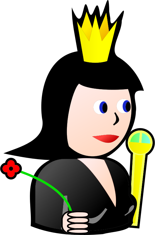 Queen, Person, Woman, Princess, Crown - Queen Of Spades (421x640), Png Download