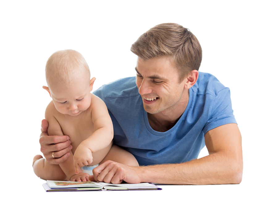 Dad With Baby - Father With Baby Png (1008x720), Png Download