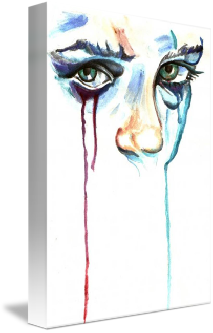 Teardrop By Amit Grubstien - Teardrop Art (416x650), Png Download