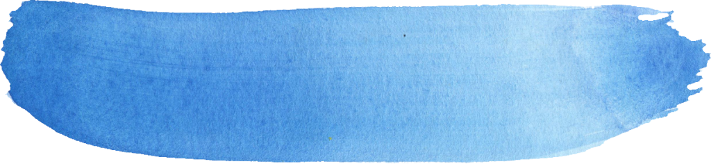 52 Blue Watercolor Brush Stroke Vol - Watercolour Streak (1024x236), Png Download
