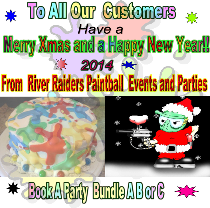 Merry Christmas Png Opt - Merry Christmas Paintball (750x750), Png Download