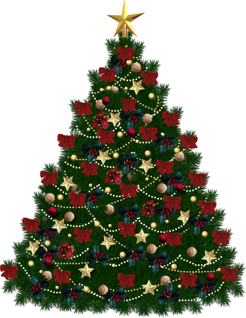 Christmas Tree Png Images Free Download - Christmas Tree With No Background (823x1064), Png Download
