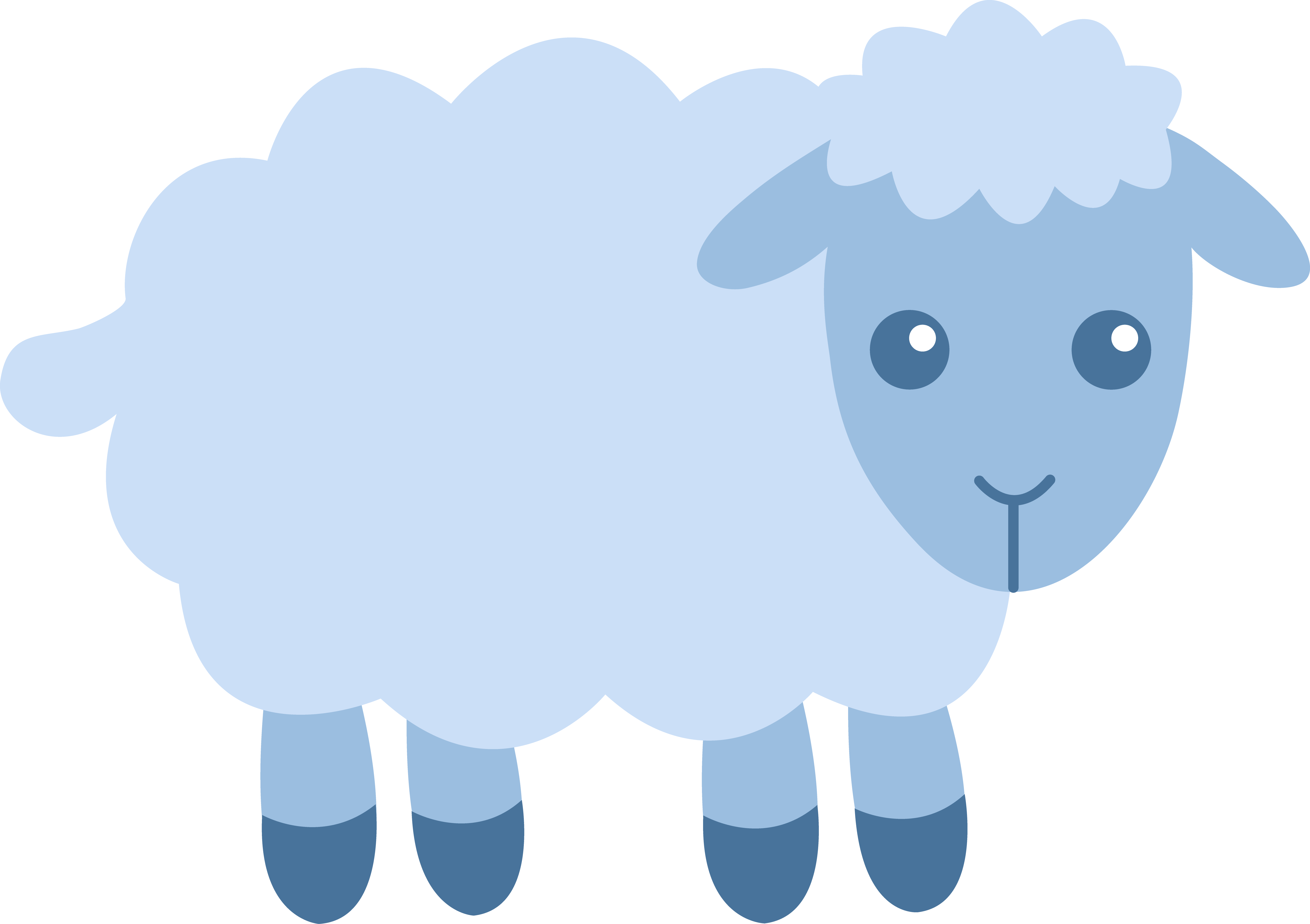 Lamb Clipart Watercolor - Best Gift - Sheep Mug Hoodie/t-shirt/mug Black/navy/pink/white (5817x4102), Png Download