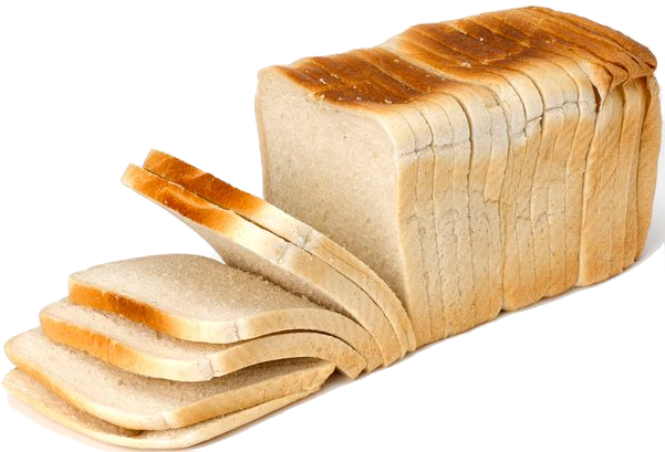 Loaf Of White Sliced Bread - Loaf Of Bread Png (615x410), Png Download