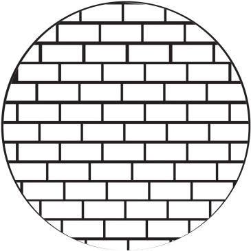 Brick Wall Gobo - Brick (400x400), Png Download