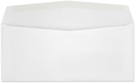 Tear-ific® Side Seam Window Envelopes Back - Side Seam Envelope (600x397), Png Download
