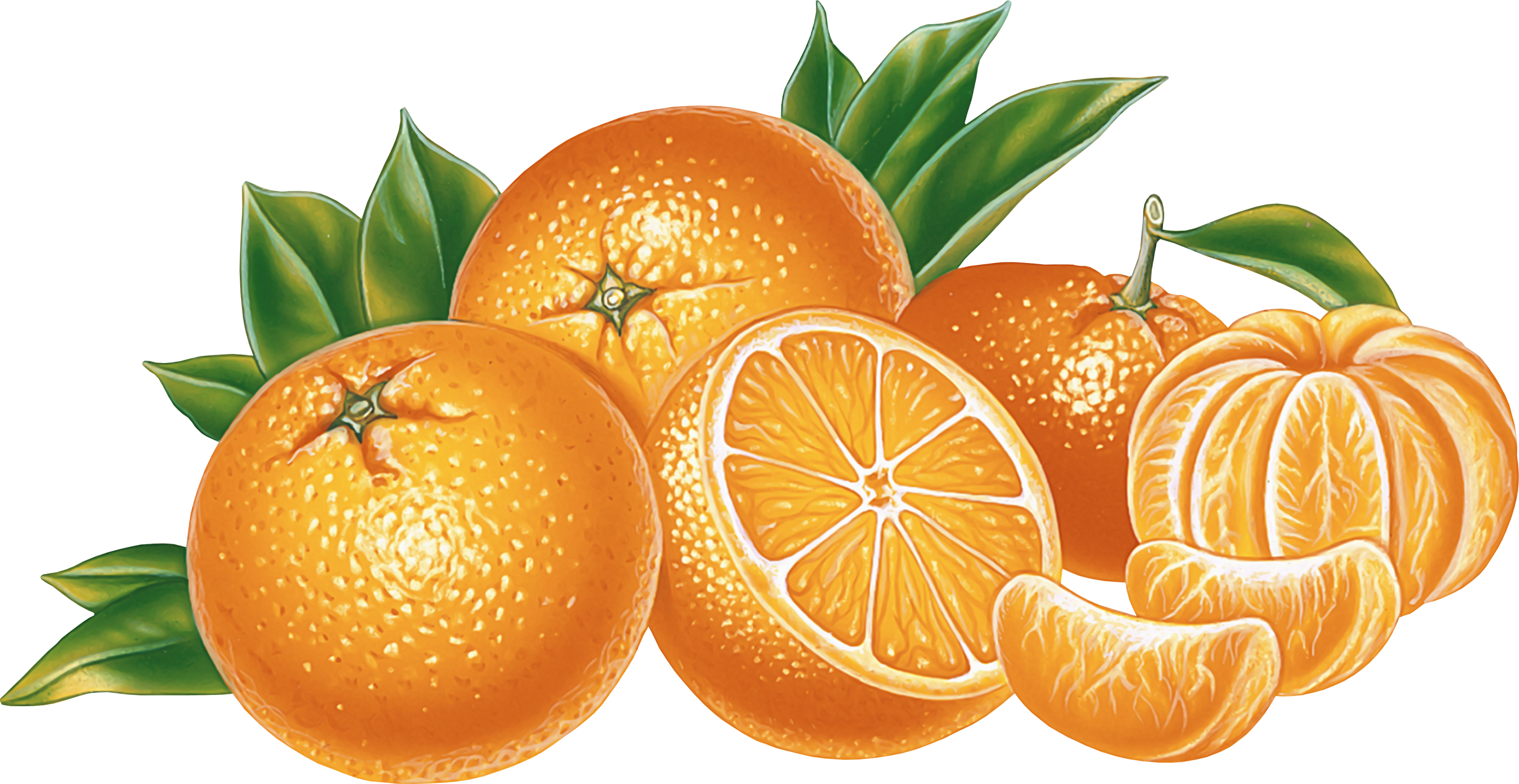 Oranges Png Image - Orange Png (3000x1550), Png Download