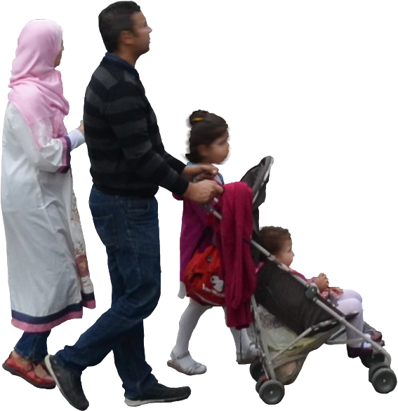 Clipart Resolution 585*585 - Indian People Walking Png (585x585), Png Download