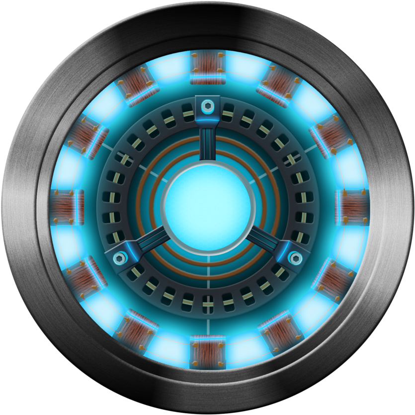 Iron Man Reacteur Ark 03 - Iron Man Arc Reactor Png (1024x1024), Png Download