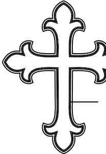 Clip Art Black And White Library Download Wallpaper - Crucifix Black And White (450x300), Png Download
