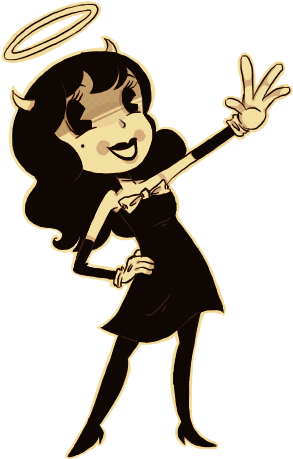 Alice Angel - Imagenes Alice Angel Bandy And The Ink Machine (384x498), Png Download