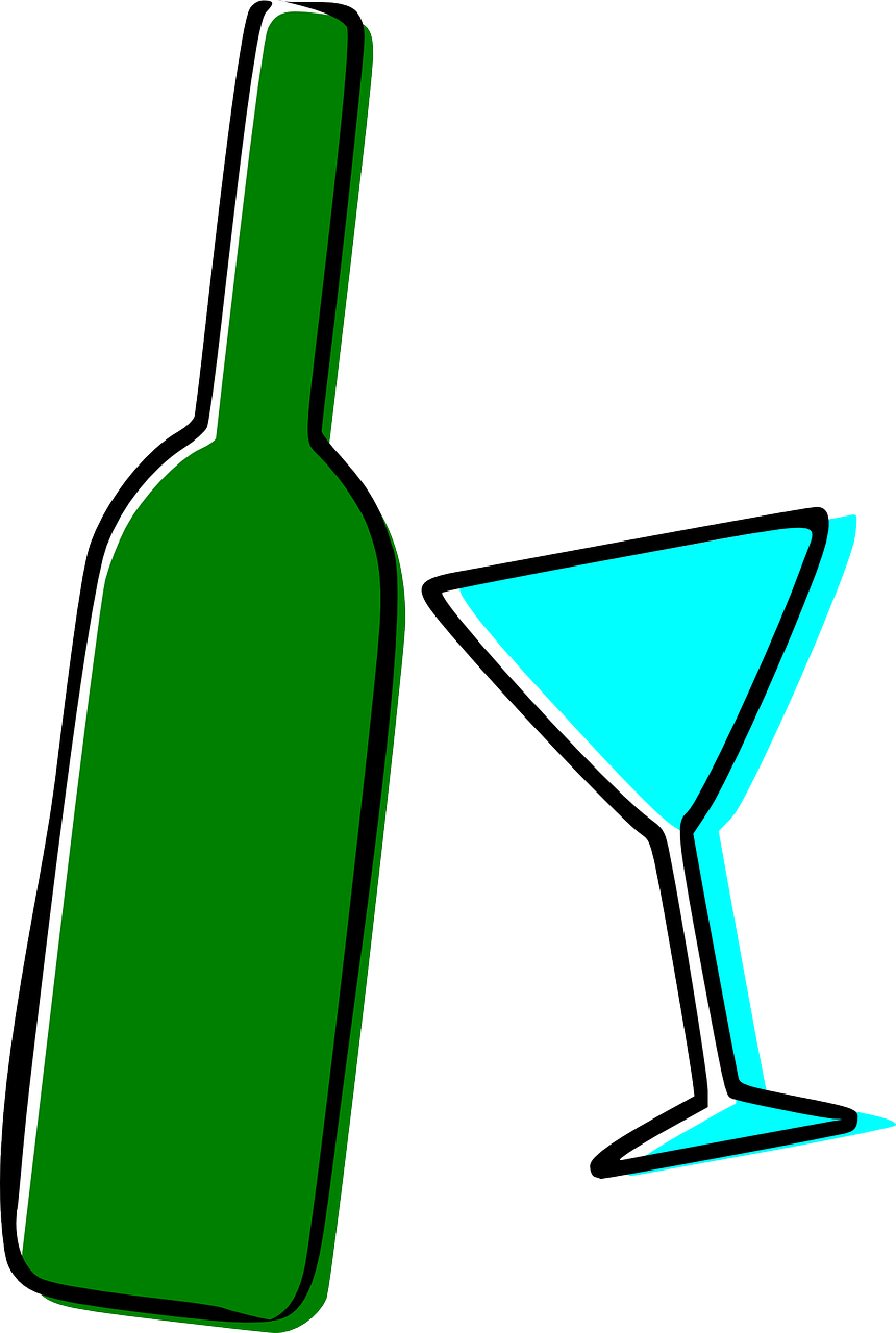 Alcohol Clipart Alcohol Bottle - Alcohol Clipart (549x800), Png Download