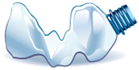 Plastic Clipart - Plastic Bottle Clip Art (503x399), Png Download