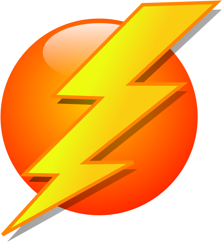 Lighting Bolt Png - Lightning Clip Art (800x800), Png Download