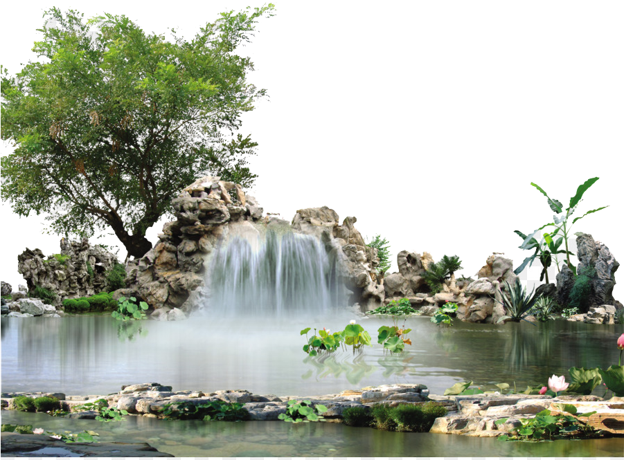Waterfall Png (900x680), Png Download
