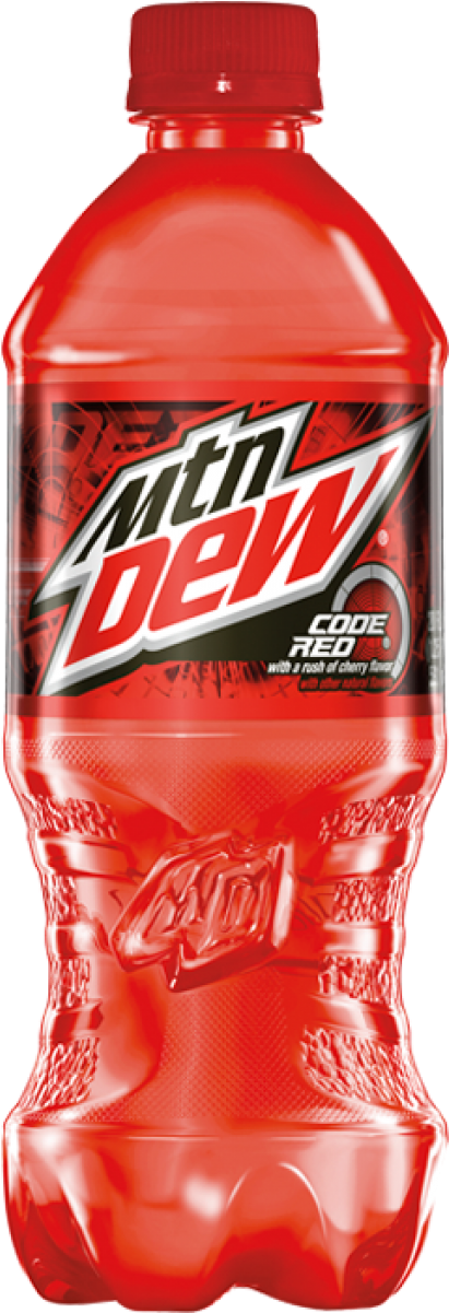 Mountain Dew Code Red - Mountain Dew Code Red Bottle (1200x1200), Png Download