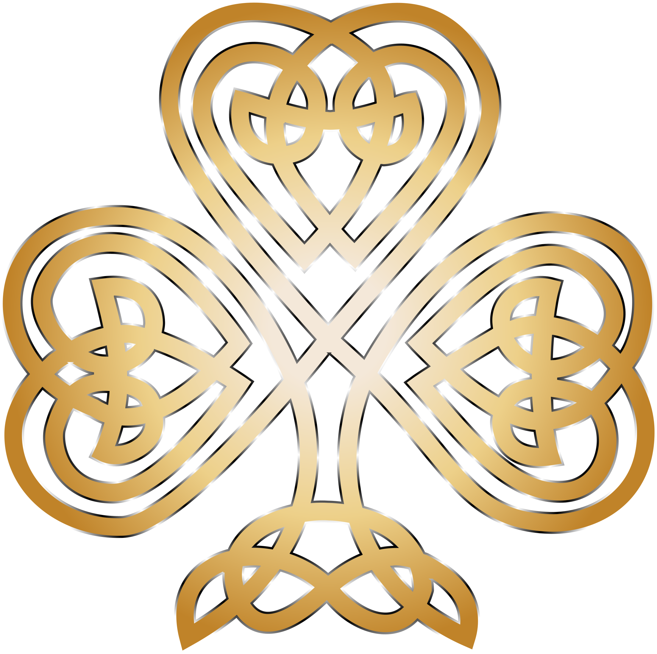 This Free Icons Png Design Of Celtic Shamrock Mod (2400x2388), Png Download