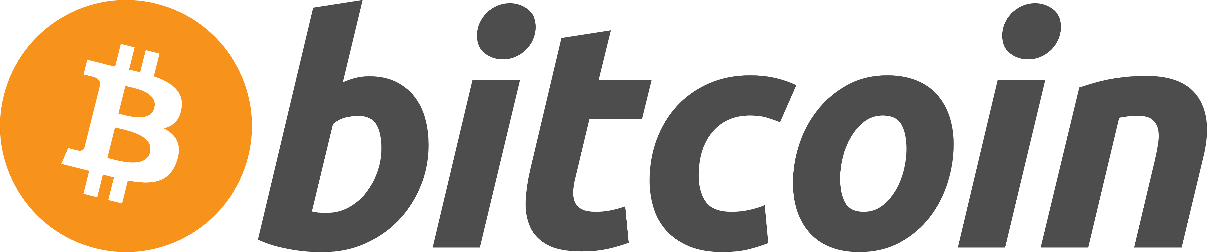 Bitcoin Logo Png (4800x1002), Png Download