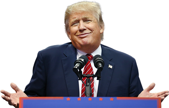 Donald Trump Free Download Png - Trump Png (600x375), Png Download