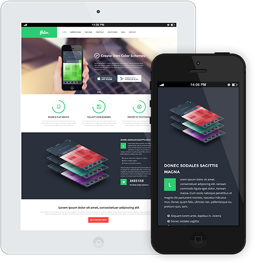 Flat Ipad Iphone Png - Iphone (570x520), Png Download