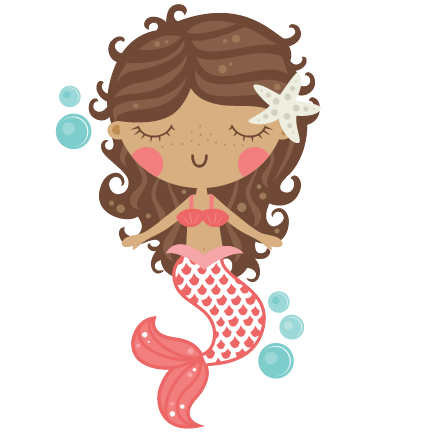 Mermaid Svg Scrapbook Cut File Cute Clipart Files For - Miss Kate Cuttables Mermaid Png (432x432), Png Download
