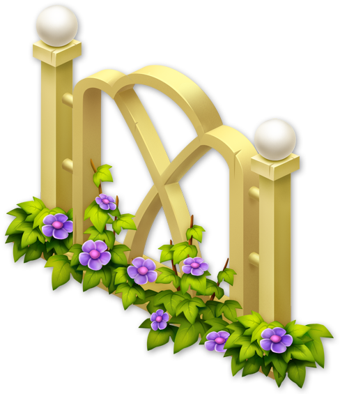 Trellis Fence - Trellis Fence Hay Day (565x565), Png Download