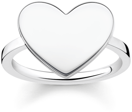 Rings Made From Sterling Silver - Thomas Sabo Engravable Ring For Women, Sterling Silver (620x620), Png Download