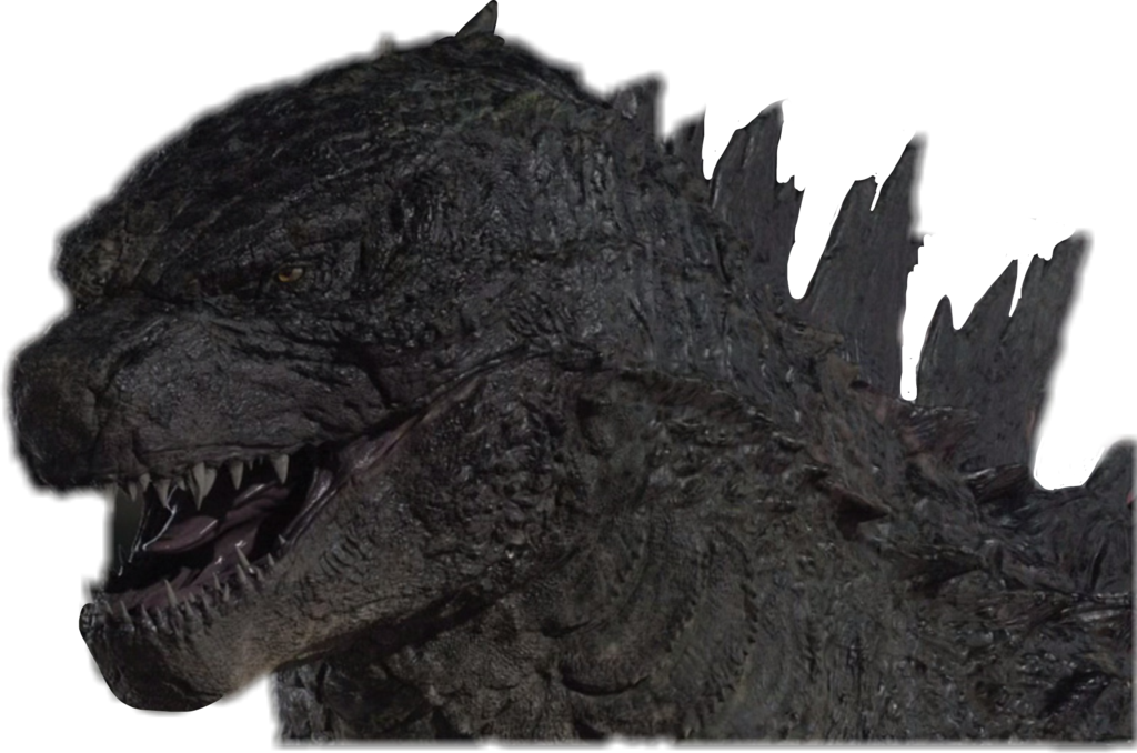 Svg Royalty Free Godzilla Transparent Face - Godzilla 2014 Transparent (1024x678), Png Download