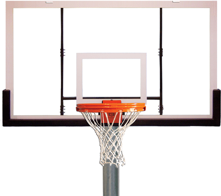 5 9/16 In - Gared 42" X 60" Outdoor Glass Backboard (460x460), Png Download