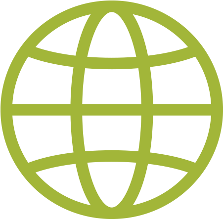 Internet - Glyphicon Globe (450x450), Png Download