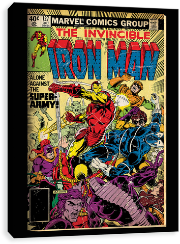 Super Army - Iron Man Poster Marvel Comics (500x500), Png Download