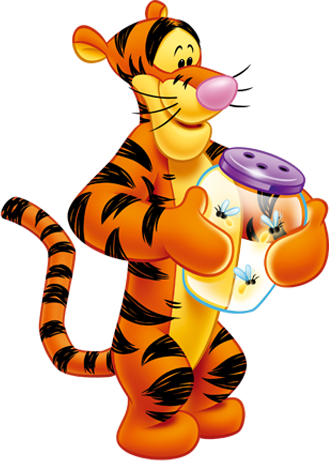 Winnie Pooh Tiger Png Image - Tigger Winnie The Pooh Png (1376x1918), Png Download