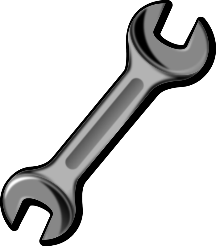 Building - Clip Art Wrench (522x593), Png Download
