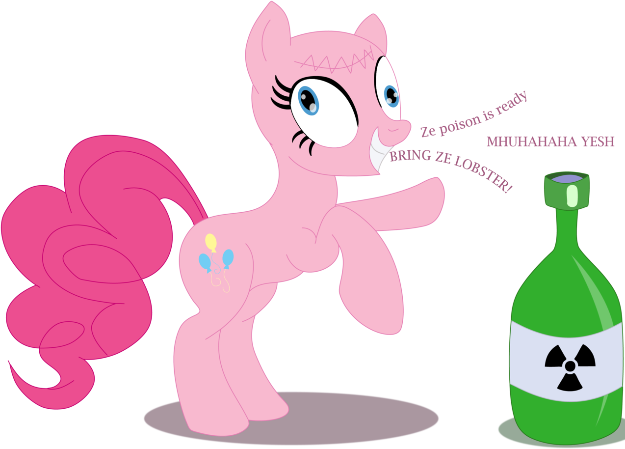 Ze Poison Is Ready Ngze Lobster Mhuhahaha Yesh Bring - Mlp Base Pegasus Pinkie Pie (1280x917), Png Download