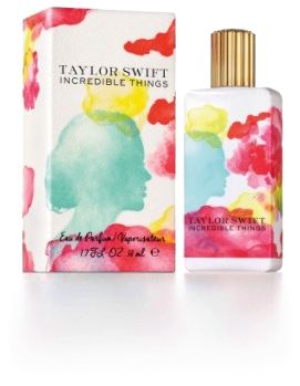 The Finely Crafted Gold Metalized Cap Is Embossed With - Incredible Things By Taylor Swift 1.7 Oz Edp Spray (499x450), Png Download
