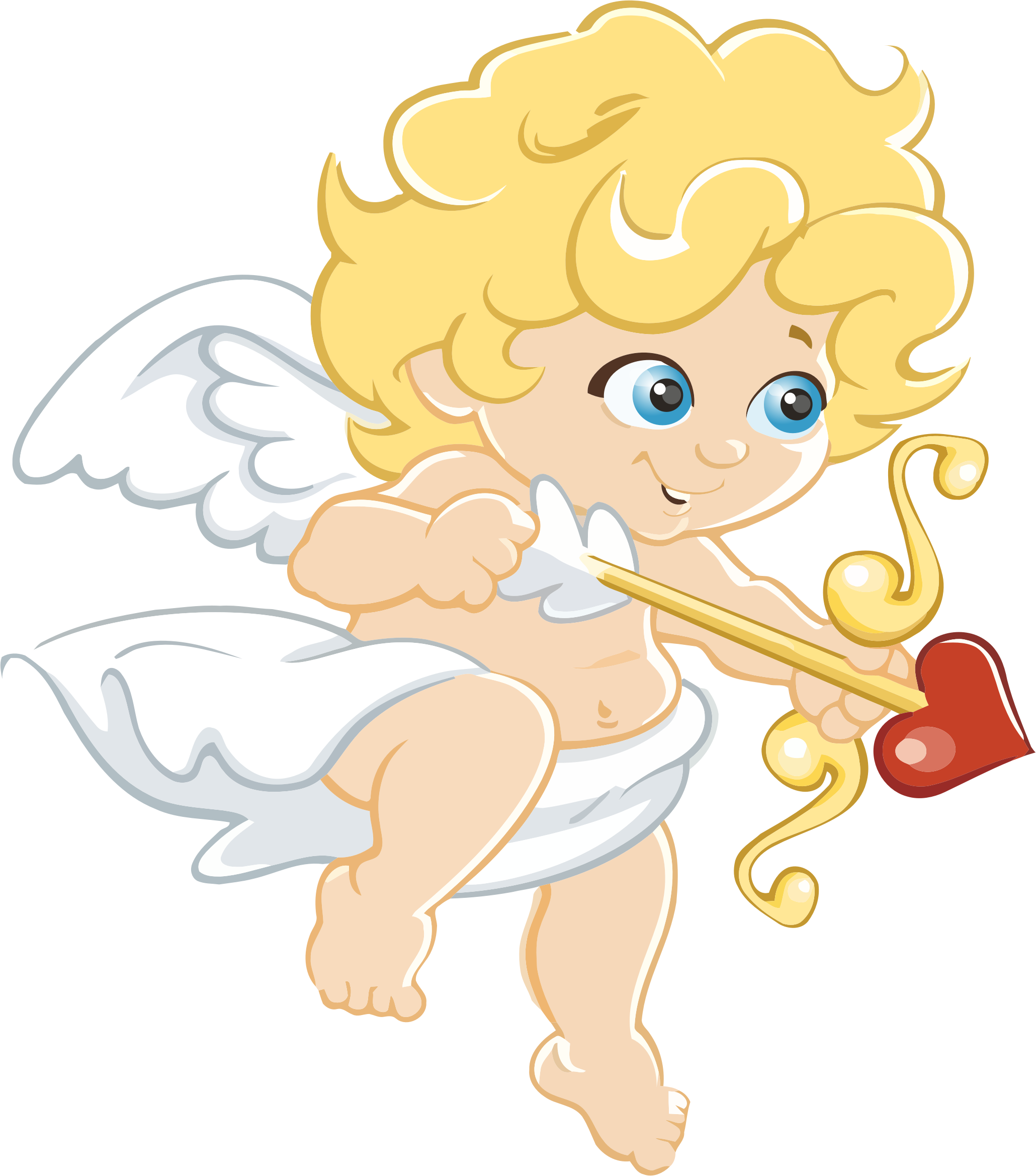 Clipart - Cupid Png (2060x2338), Png Download