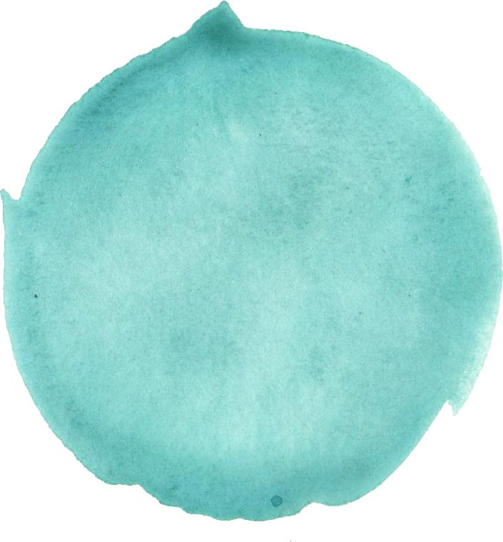 Free Download - Turquoise Watercolour Dot Png (705x760), Png Download