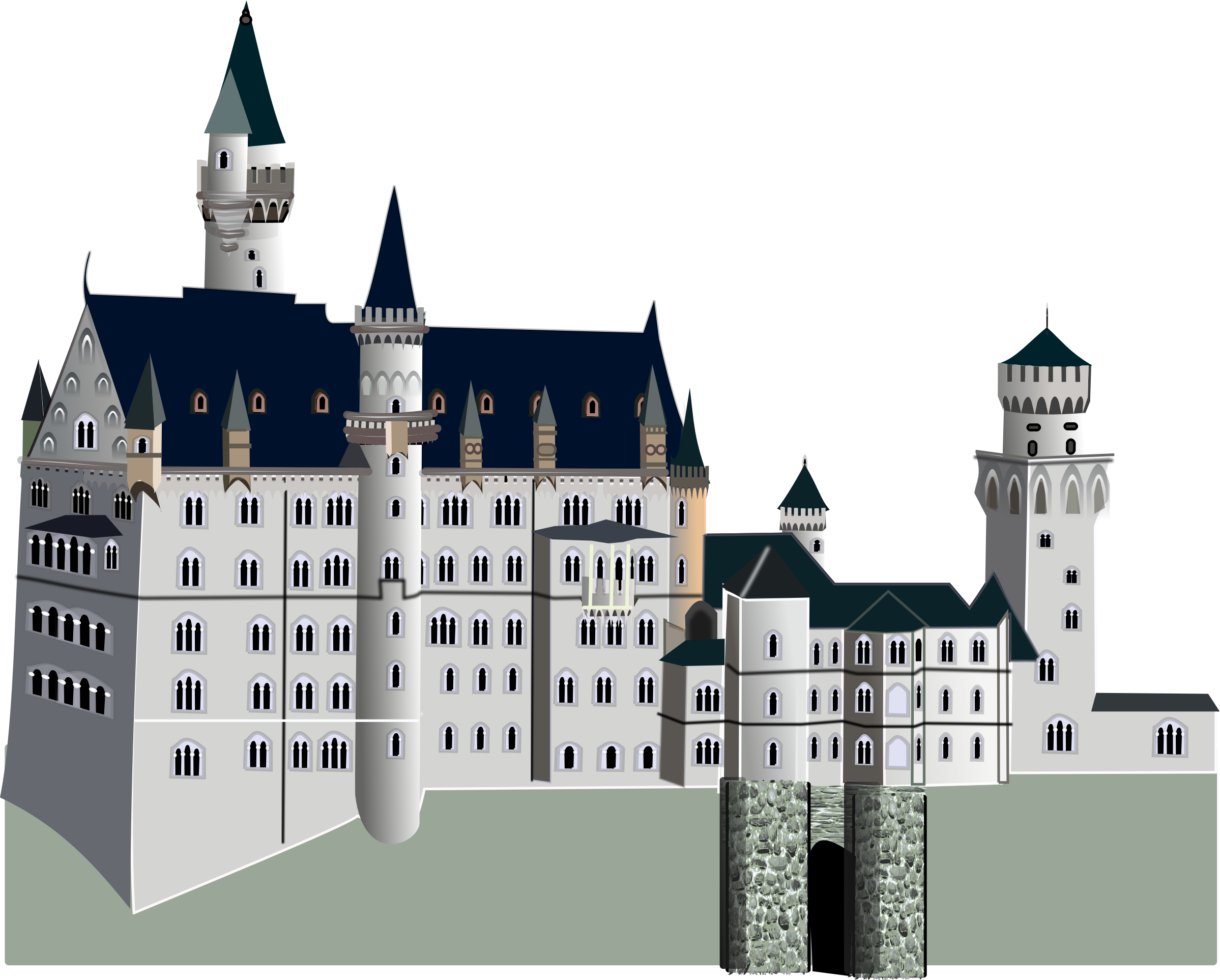This Free Icons Png Design Of Medieval Castle (2398x1926), Png Download