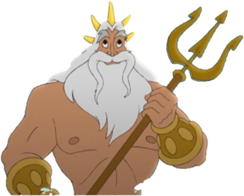 King Triton In The Little Mermaid Ii - King Triton Little Mermaid (1320x835), Png Download