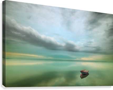 Art - Boat - - 'calm' Graphic Art Print Zipcode Design Size: 12" H (429x342), Png Download
