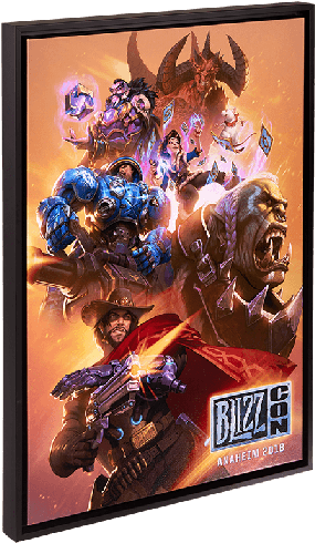 Limited Edition Blizzcon 2018 Framed Print - Pc Game (525x525), Png Download