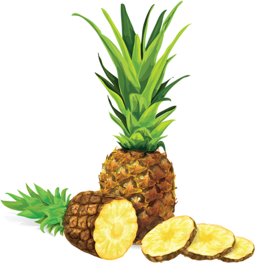 Vector Library Stock Pinapple Vector - Pineapple Juice In A Glass (640x640), Png Download