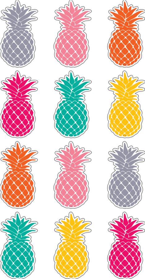 Tcr5862 Tropical Punch Pineapples Mini Accents Image - Tropical Punch Pineapple (900x900), Png Download
