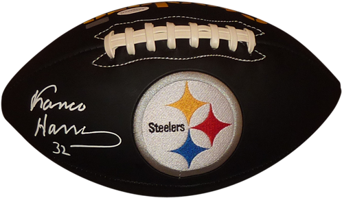 Franco Harris Autographed Pittsburgh Steelers Logo - Pittsburgh Steelers (500x500), Png Download