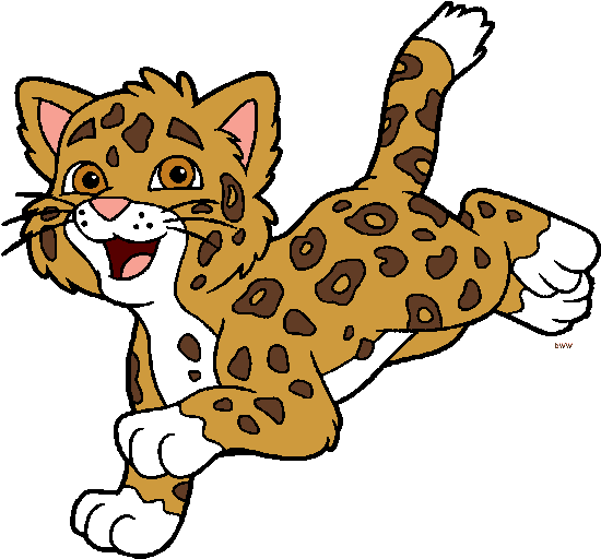 Baby Jaguar Png Clipart - Baby Jaguar Go Diego Go (555x546), Png Download