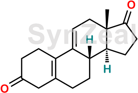 Estra 5 ,9(11) Diene 3,17 Dione - Testosterone (1200x511), Png Download