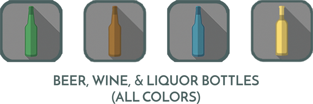 Bottles - Portable Network Graphics (1000x335), Png Download