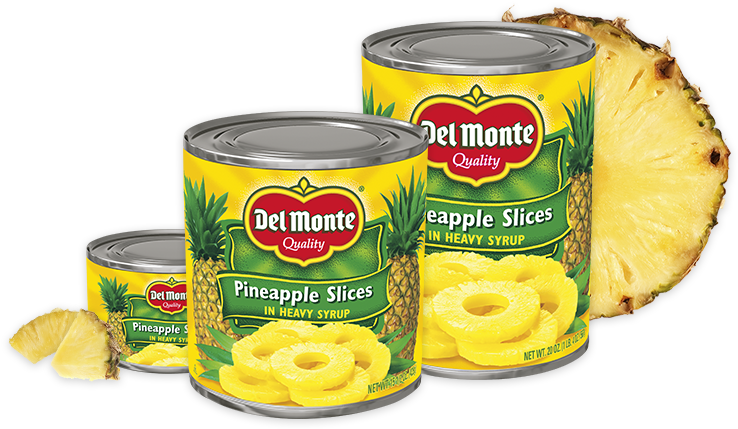 Pineapple Chunks In 100% Juice - Del Monte Pineapple Slice (737x428), Png Download