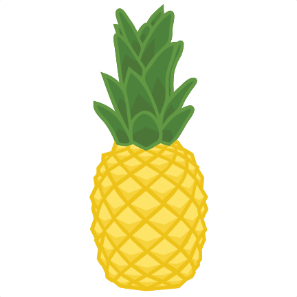 Pineapple Clipart Svg - Pineapple Clipart Png (432x432), Png Download