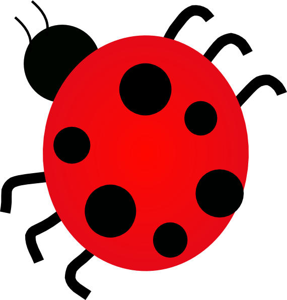 Lady Bug Clip Art At Clker - Ladybug Clip Art (570x596), Png Download